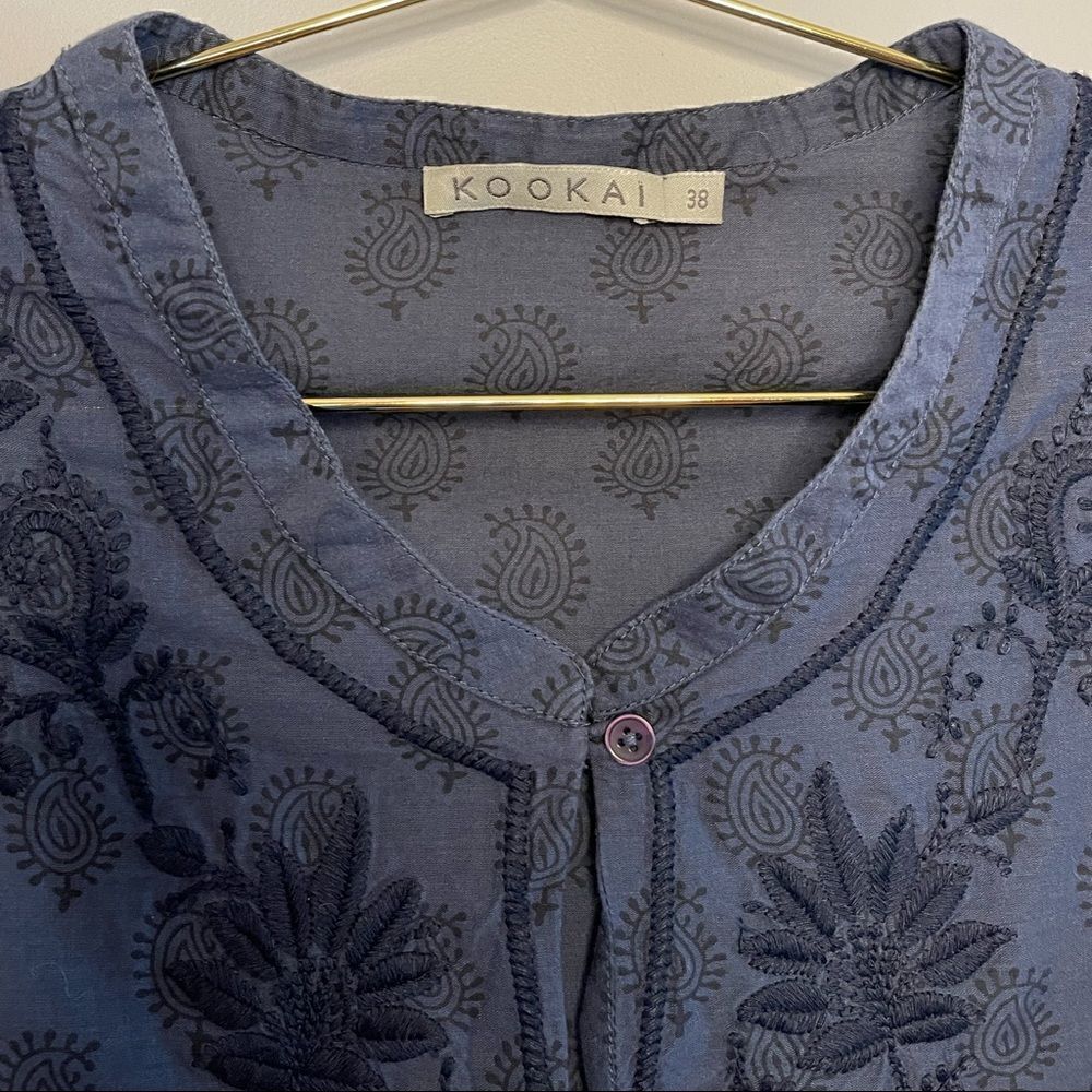 Kookai Embroidered Tunic Top   - Picture 8 of 10